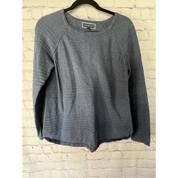 Karen Scott Blue Sweater Size S - Picture 1 of 4